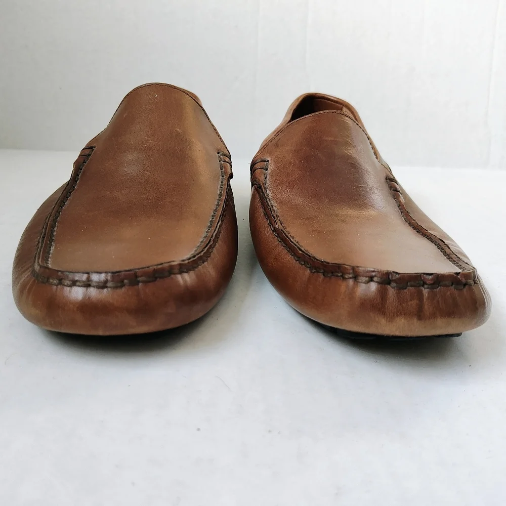 L'artigiano Sorrentino Men's Leather Slip-on Driving Moccasin Shoes Sz 44/ 11US